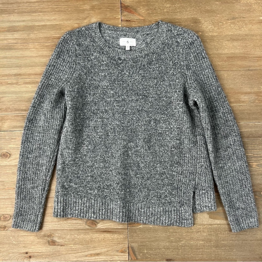 Lou & Grey Marled Wool Crewneck Sweater